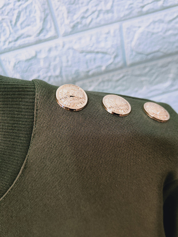Pure Cotton Long-Sleeved Sweatshirt