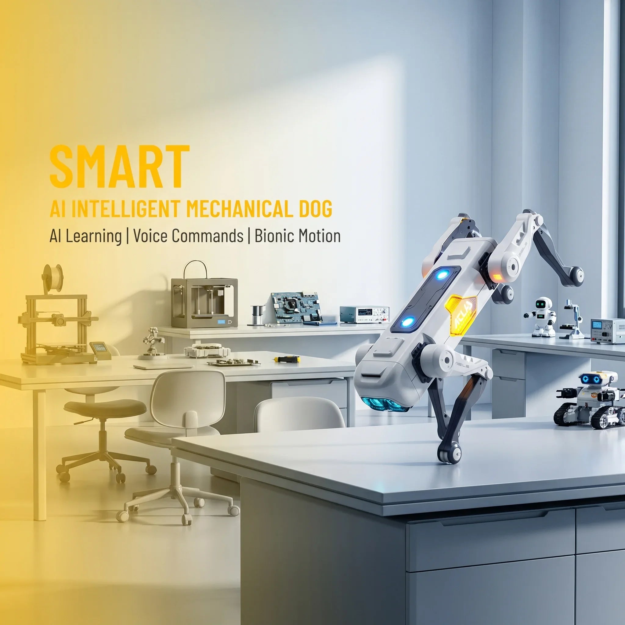 AI Smart Robot Dog — Voice & App Control