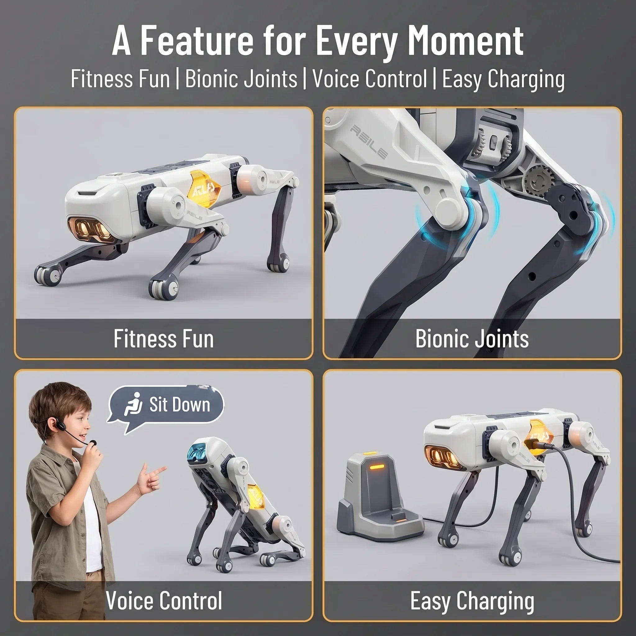 AI Smart Robot Dog — Voice & App Control