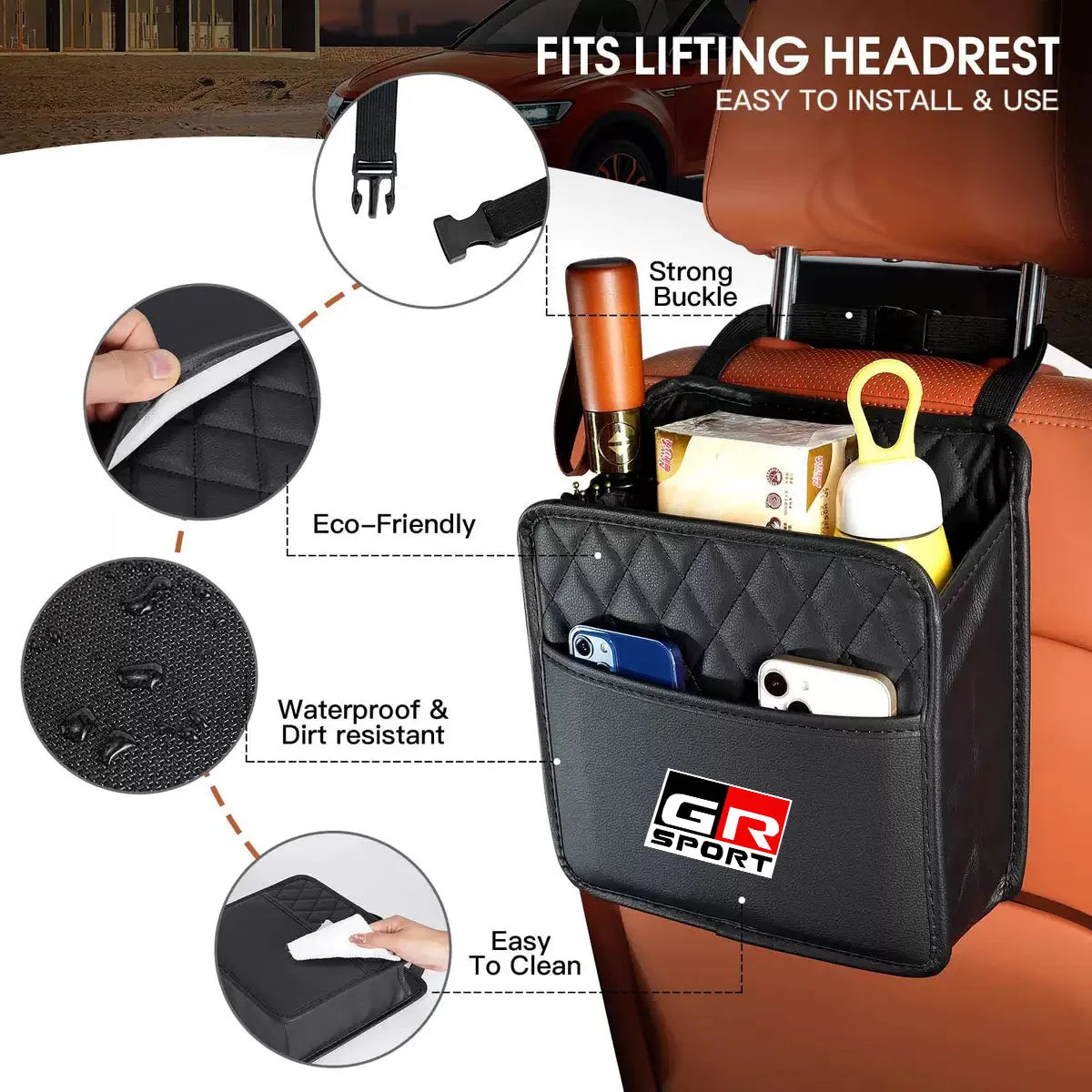 Toyota GR Sport Rear Seat Storage Bag