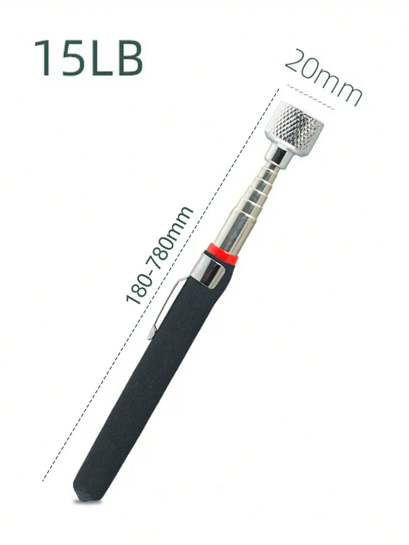 Telescopic Magnetic Pickup Tool with LED