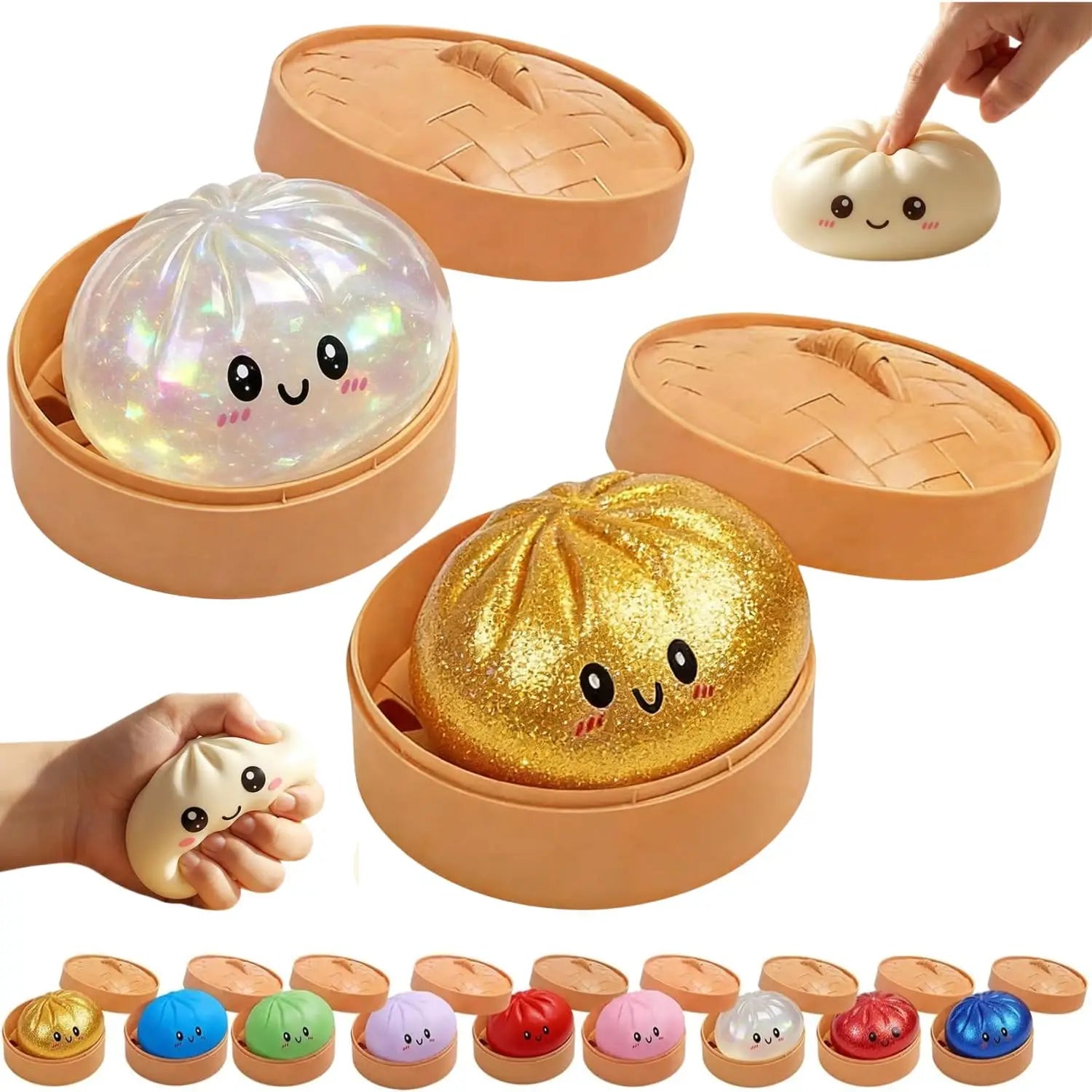 Glitter Dumpling Stress Ball