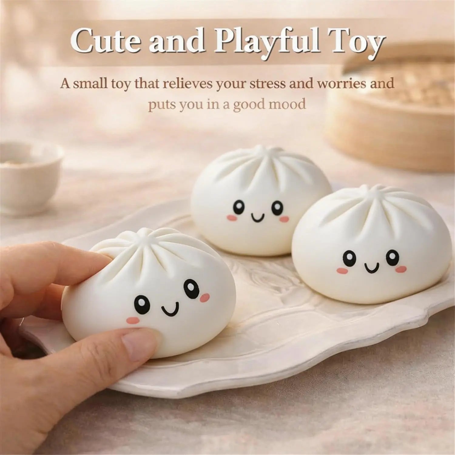 Glitter Dumpling Stress Ball