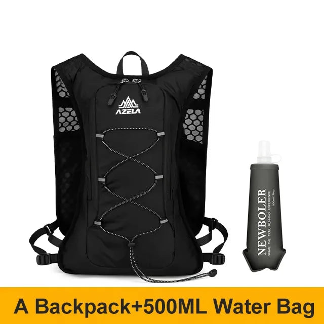 Trail Running Hydration Vest Backpack — Flask & Bladder Options