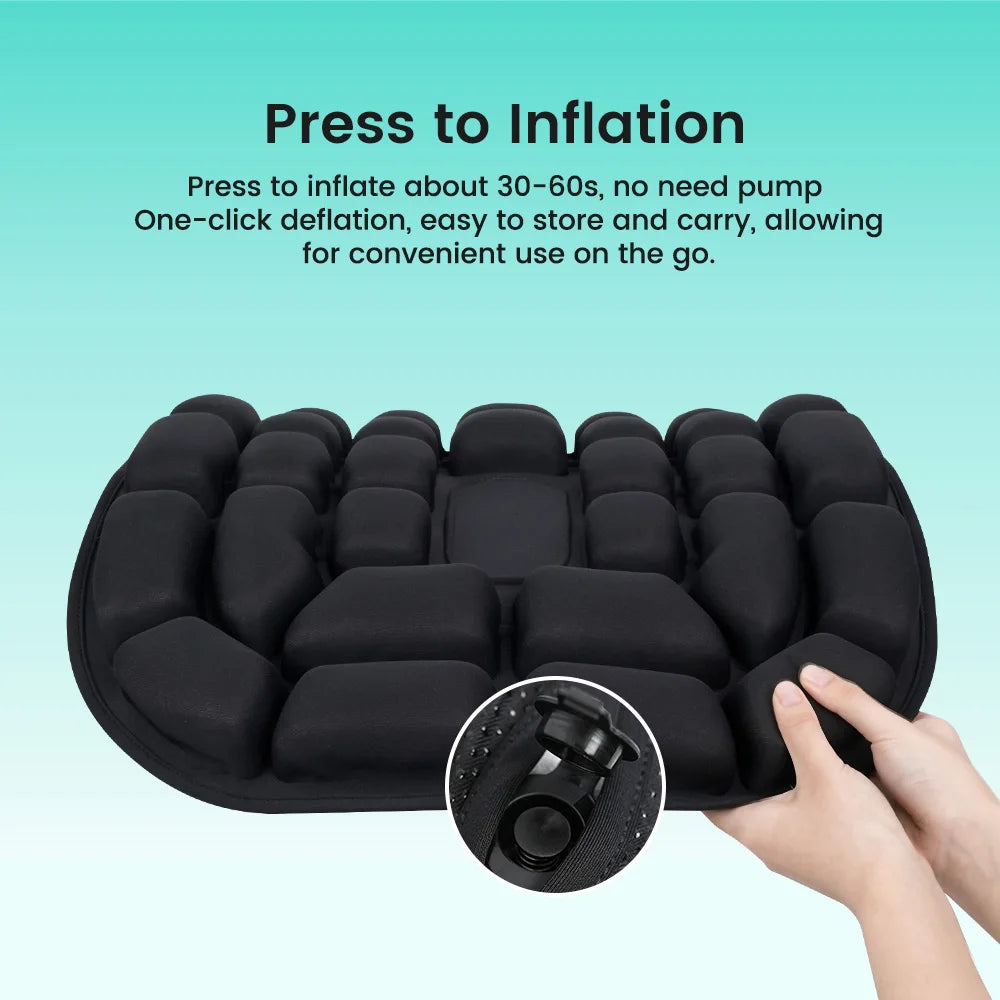 Inflatable 3D Ergonomic Seat Cushion