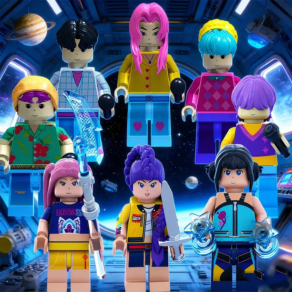Mini Rumi Mira Zoey Action Figure Set with Accessories