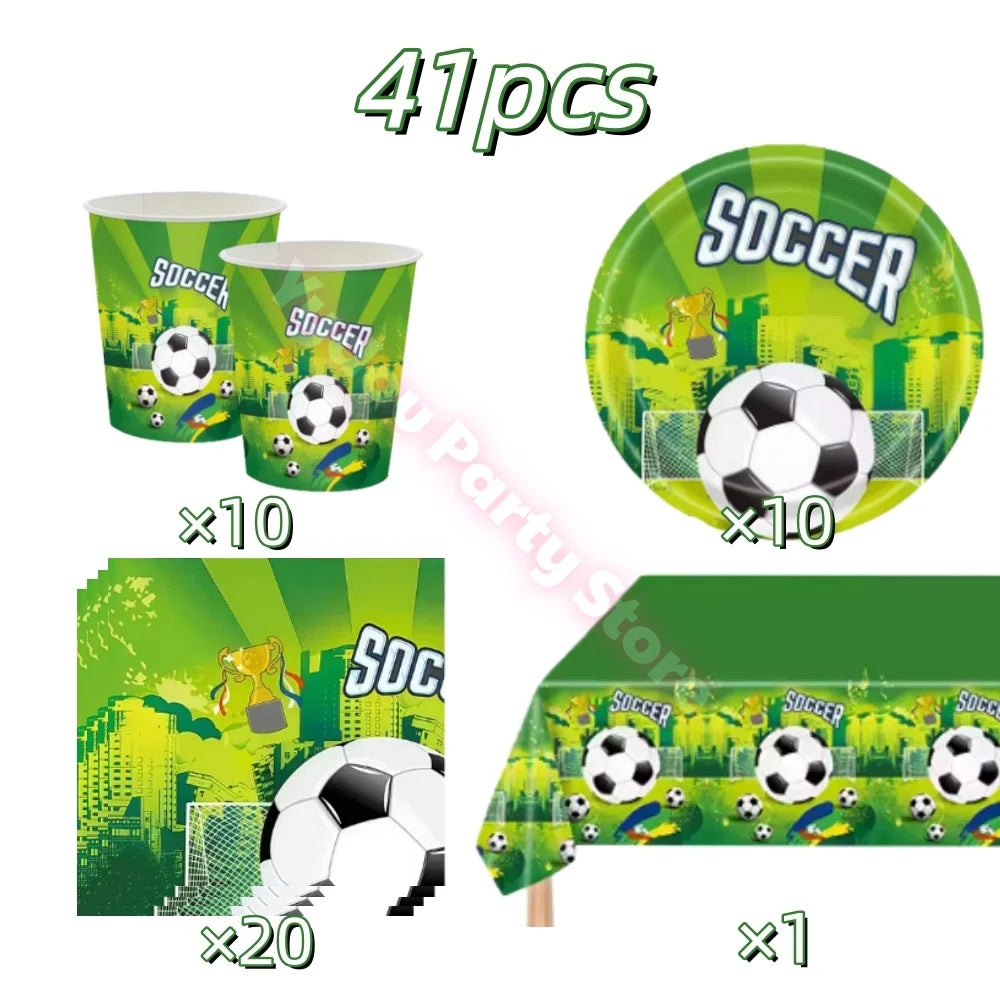 Football Birthday Party Decorations Set