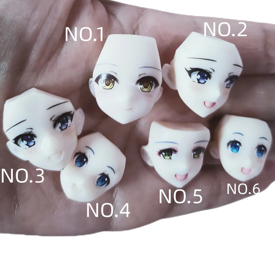 1/6 Scale Doll Face Cover — DIY Anime Makeup Parts