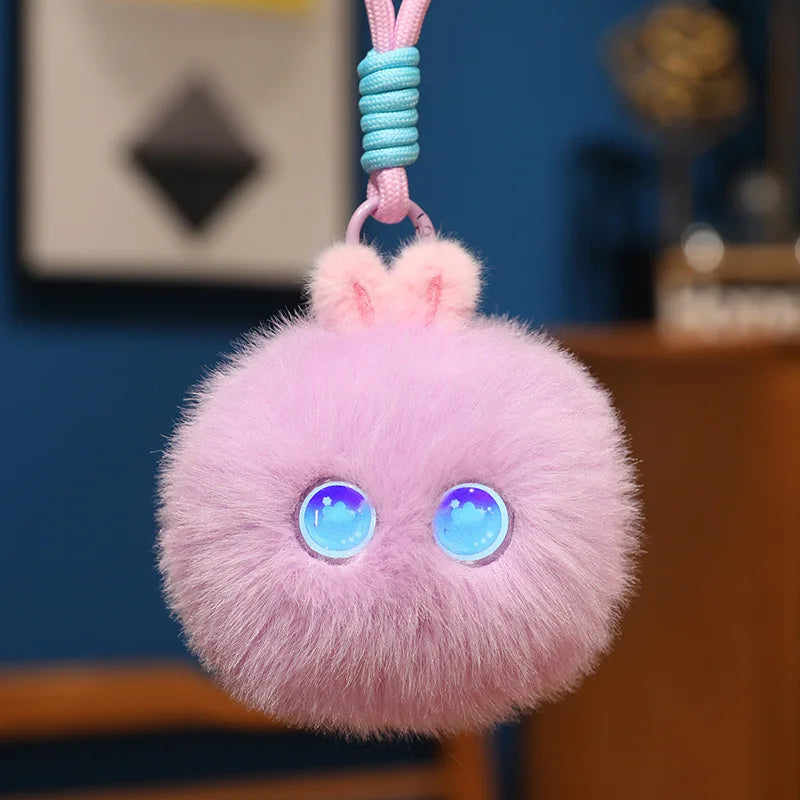 AI Talking Bunny Plush Keychain — 88 Languages