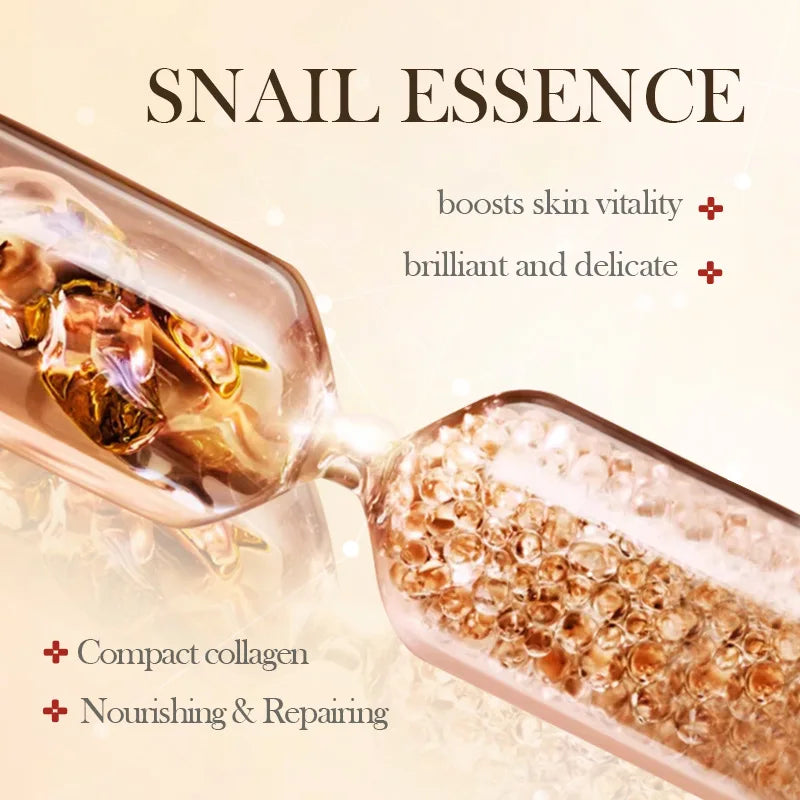 SADOER Rose & Snail Dual Face Serum Capsules — 30pcs