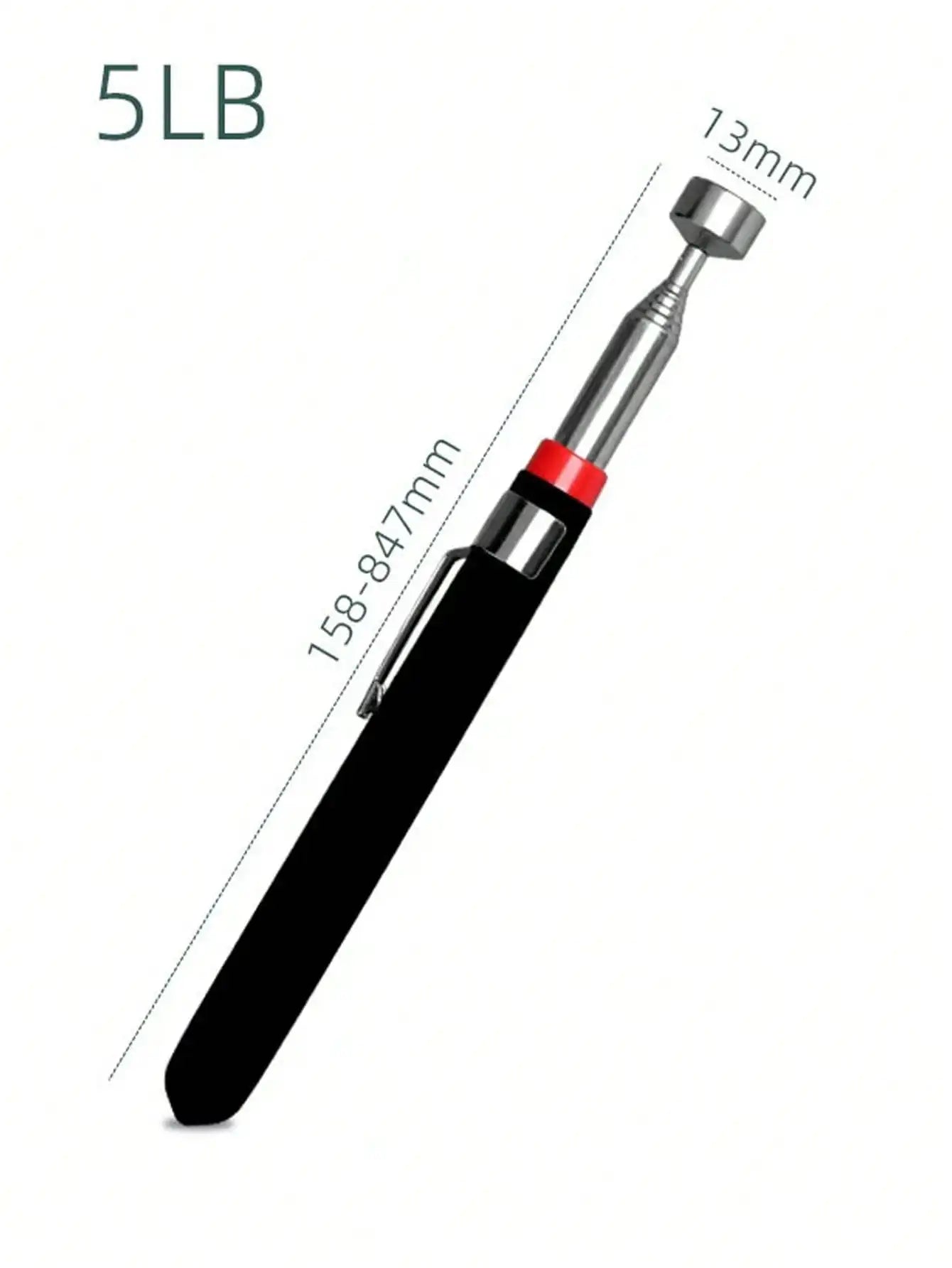 Telescopic Magnetic Pickup Tool with LED