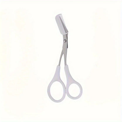 Stainless Steel Eyebrow Razor &amp; Scissors Set