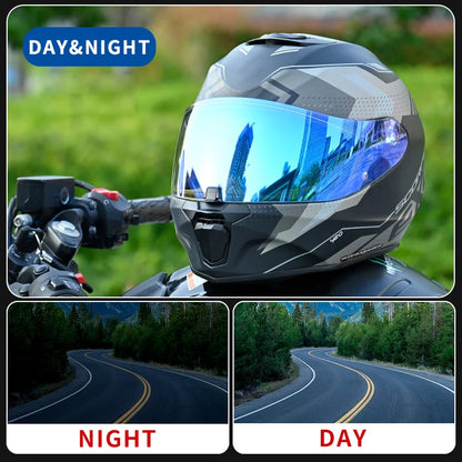 Motorcycle Helmet Visor — Anti-UV Shield
