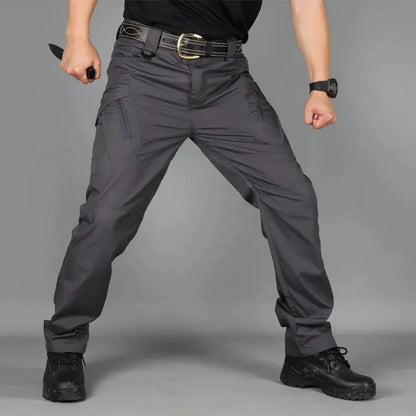 Military Tactical Cargo Trousers — Waterproof Multi-Pocket