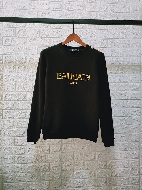Pure Cotton Long-Sleeved Sweatshirt