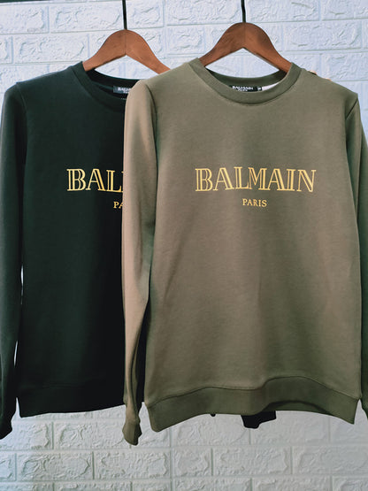 Pure Cotton Long-Sleeved Sweatshirt