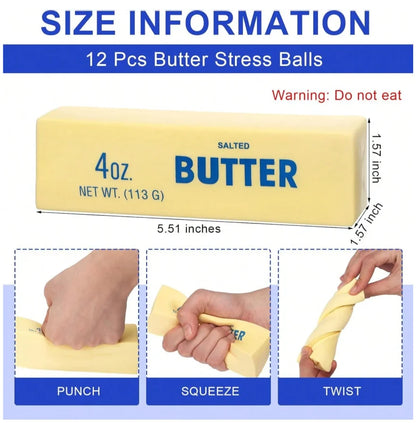 Food-Shaped Stress Relief Squeeze Toy