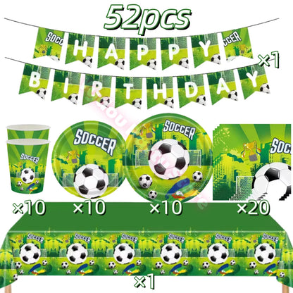 Football Birthday Party Decorations Set