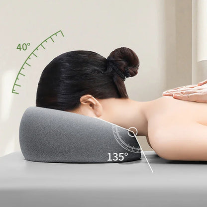 Face Down Prone Pillow — Memory Foam Beauty Headrest