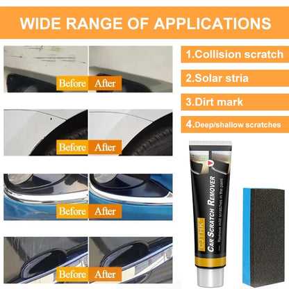 Car Scratch Remover &amp; Polish Wax