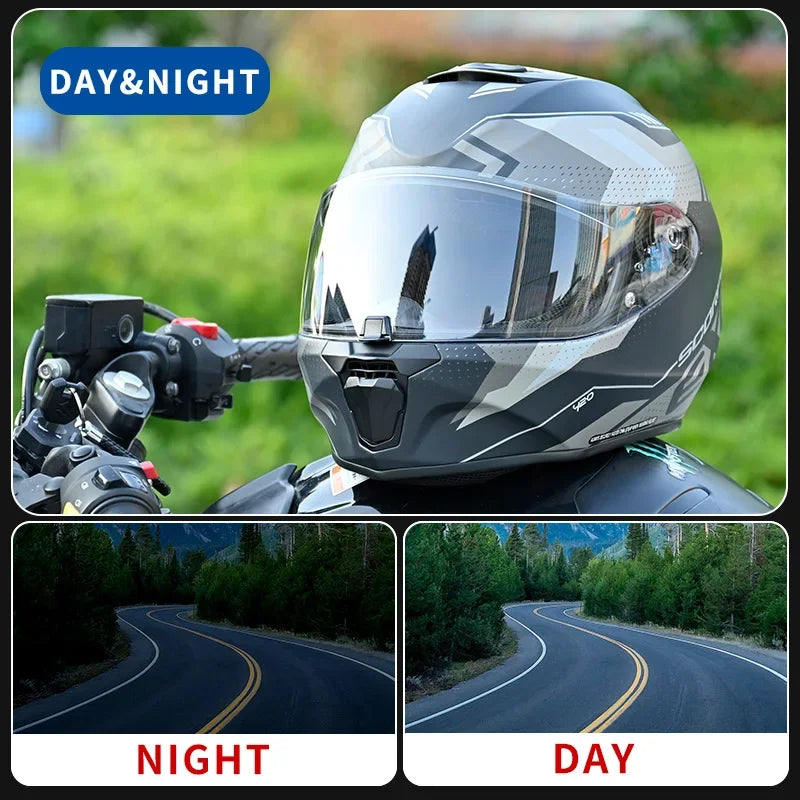 Motorcycle Helmet Visor — Anti-UV Shield