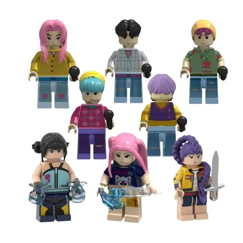 Mini Rumi Mira Zoey Action Figure Set with Accessories