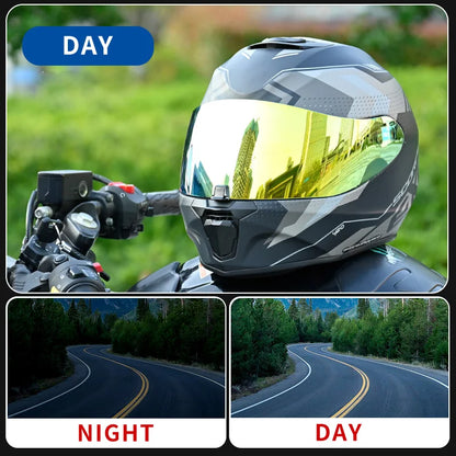 Motorcycle Helmet Visor — Anti-UV Shield