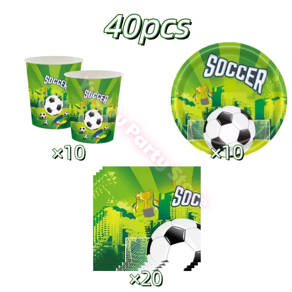 Football Birthday Party Decorations Set
