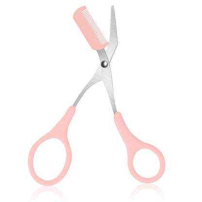 Stainless Steel Eyebrow Razor &amp; Scissors Set