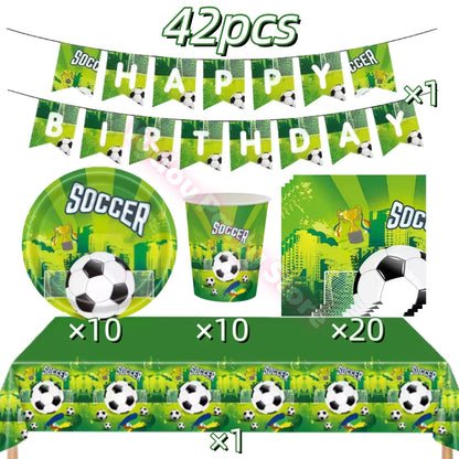 Football Birthday Party Decorations Set