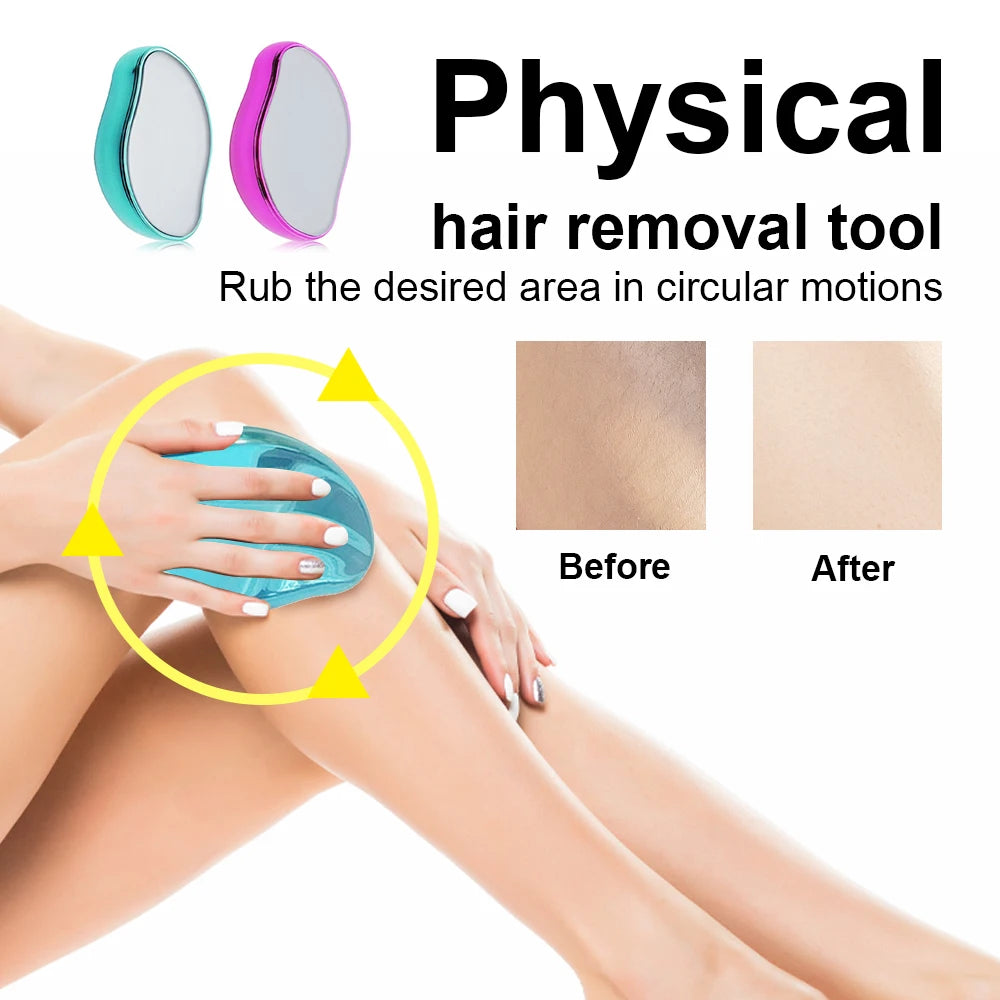 Crystal Hair Eraser — Reusable Physical Epilator