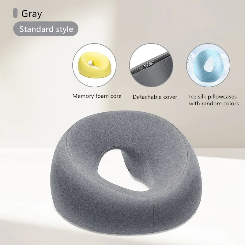 Face Down Prone Pillow — Memory Foam Beauty Headrest
