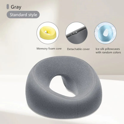 Face Down Prone Pillow — Memory Foam Beauty Headrest