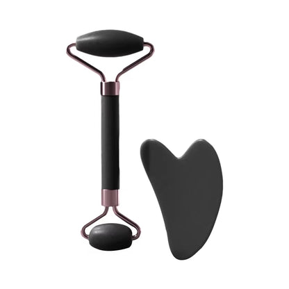 Rose Quartz Gua Sha Stone — Heart Shaped