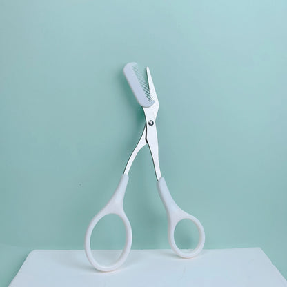 Stainless Steel Eyebrow Razor &amp; Scissors Set