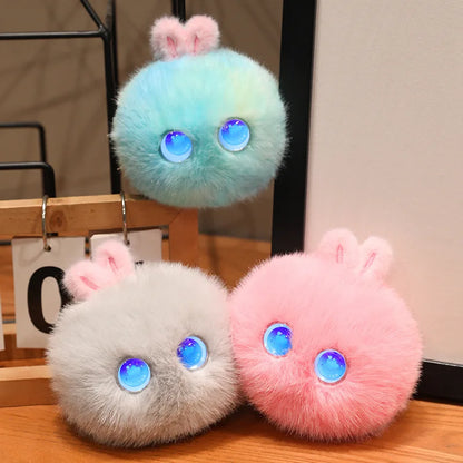 AI Talking Bunny Plush Keychain — 88 Languages