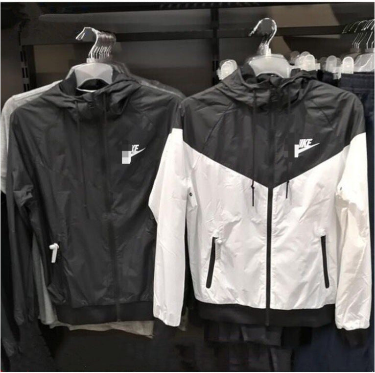 Polyester Windbreaker Sun Protection Breathable Outdoor Loose Jacket