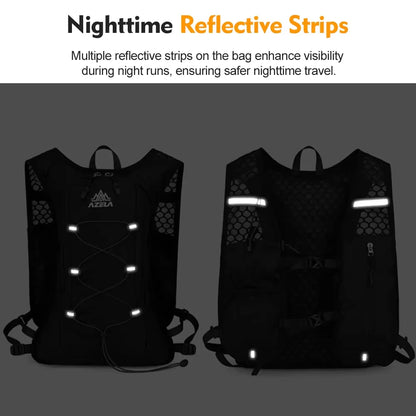 Trail Running Hydration Vest Backpack — Flask &amp; Bladder Options
