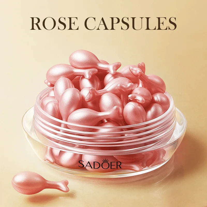SADOER Rose &amp; Snail Dual Face Serum Capsules — 30pcs
