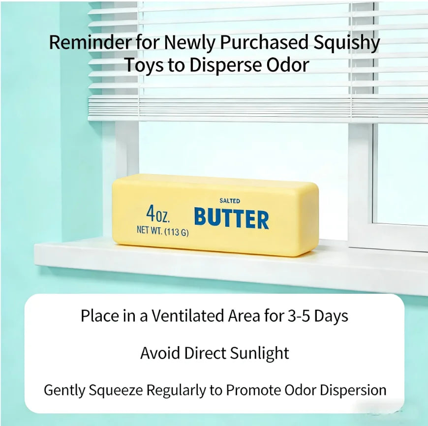 Food-Shaped Stress Relief Squeeze Toy