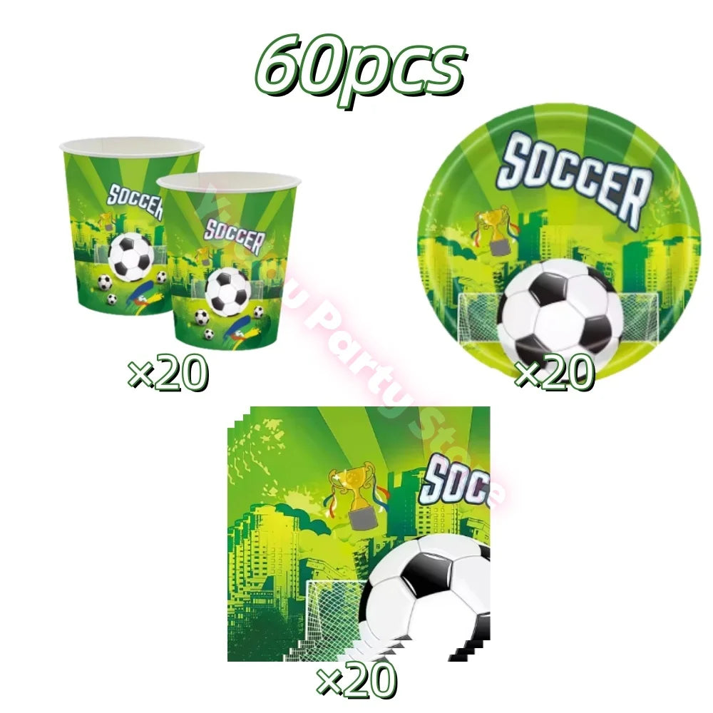 Football Birthday Party Decorations Set
