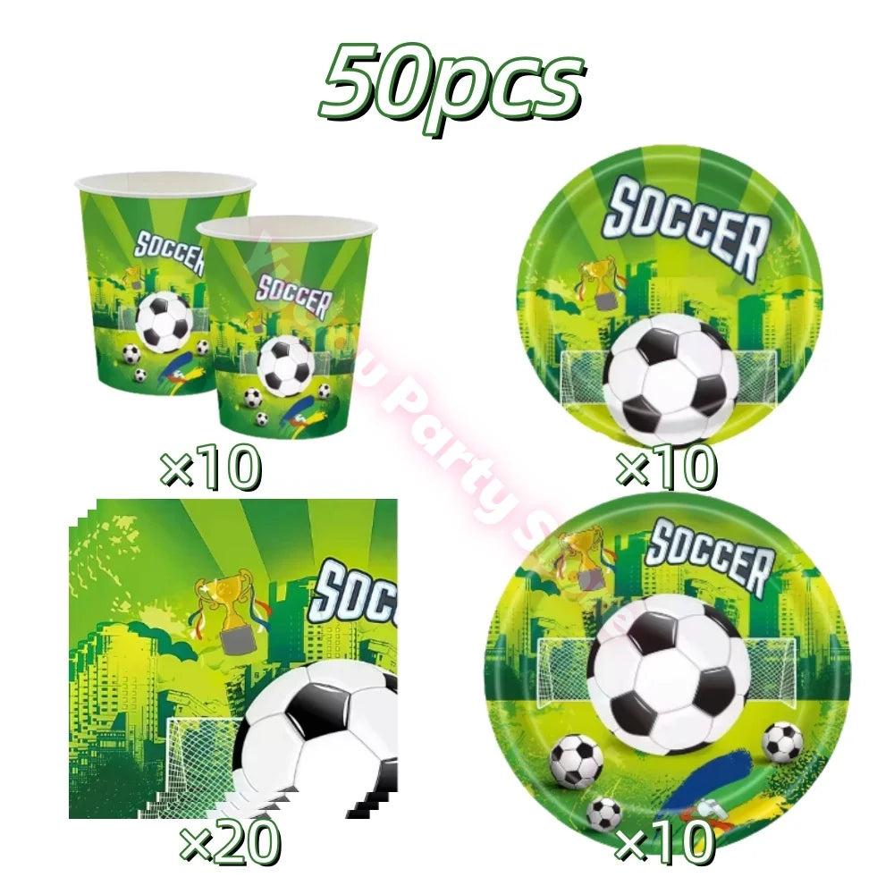 Football Birthday Party Decorations Set