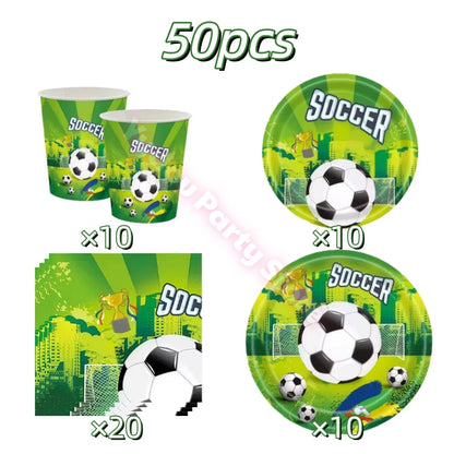 Football Birthday Party Decorations Set