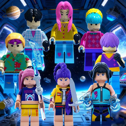 Mini Rumi Mira Zoey Action Figure Set with Accessories