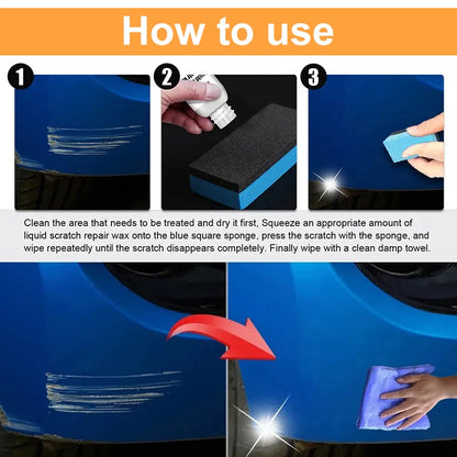Car Scratch Remover &amp; Polish Wax