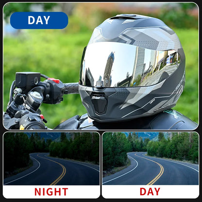 Motorcycle Helmet Visor — Anti-UV Shield