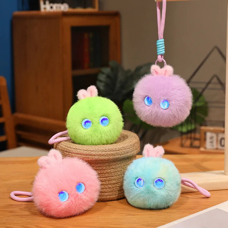 AI Talking Bunny Plush Keychain — 88 Languages