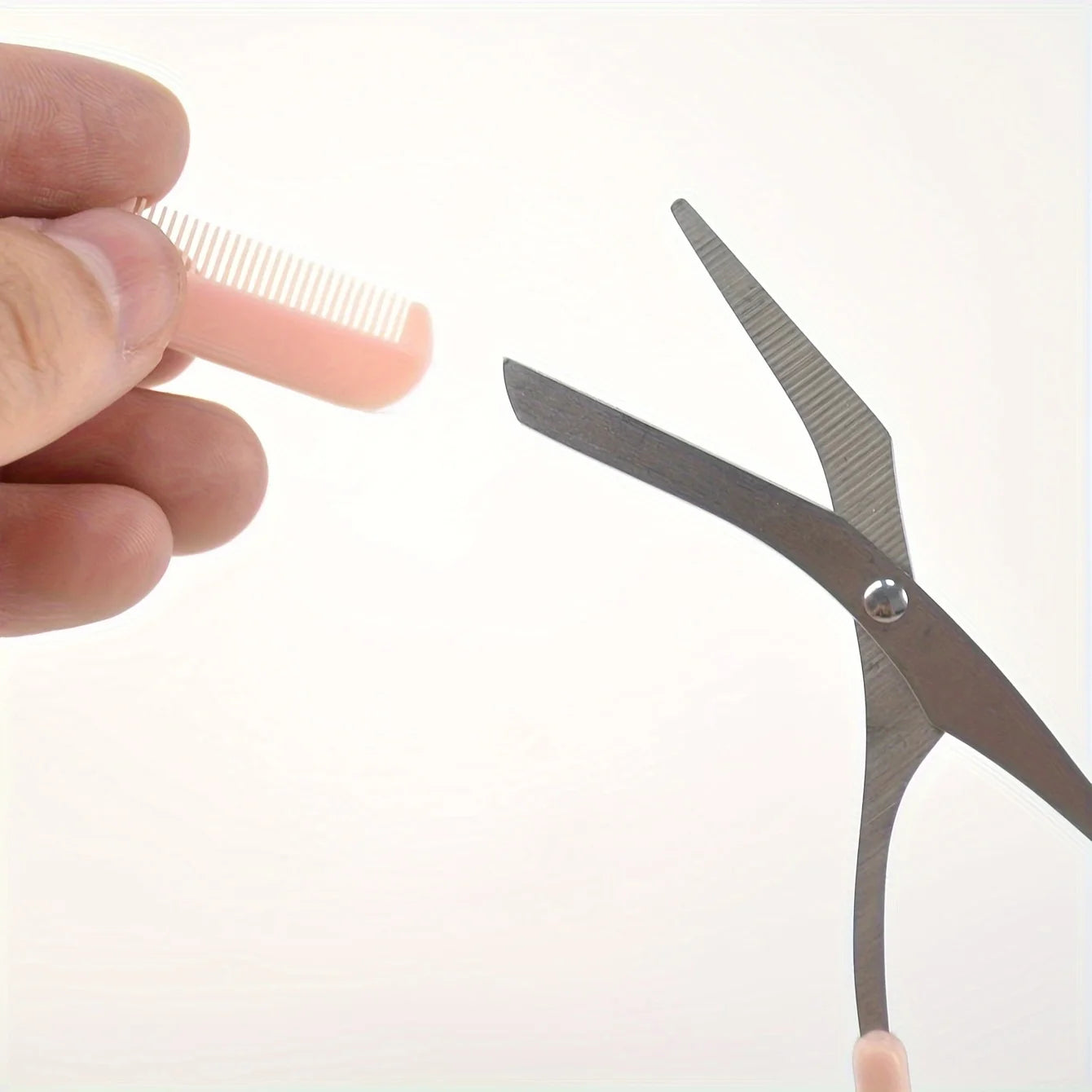 Stainless Steel Eyebrow Razor &amp; Scissors Set