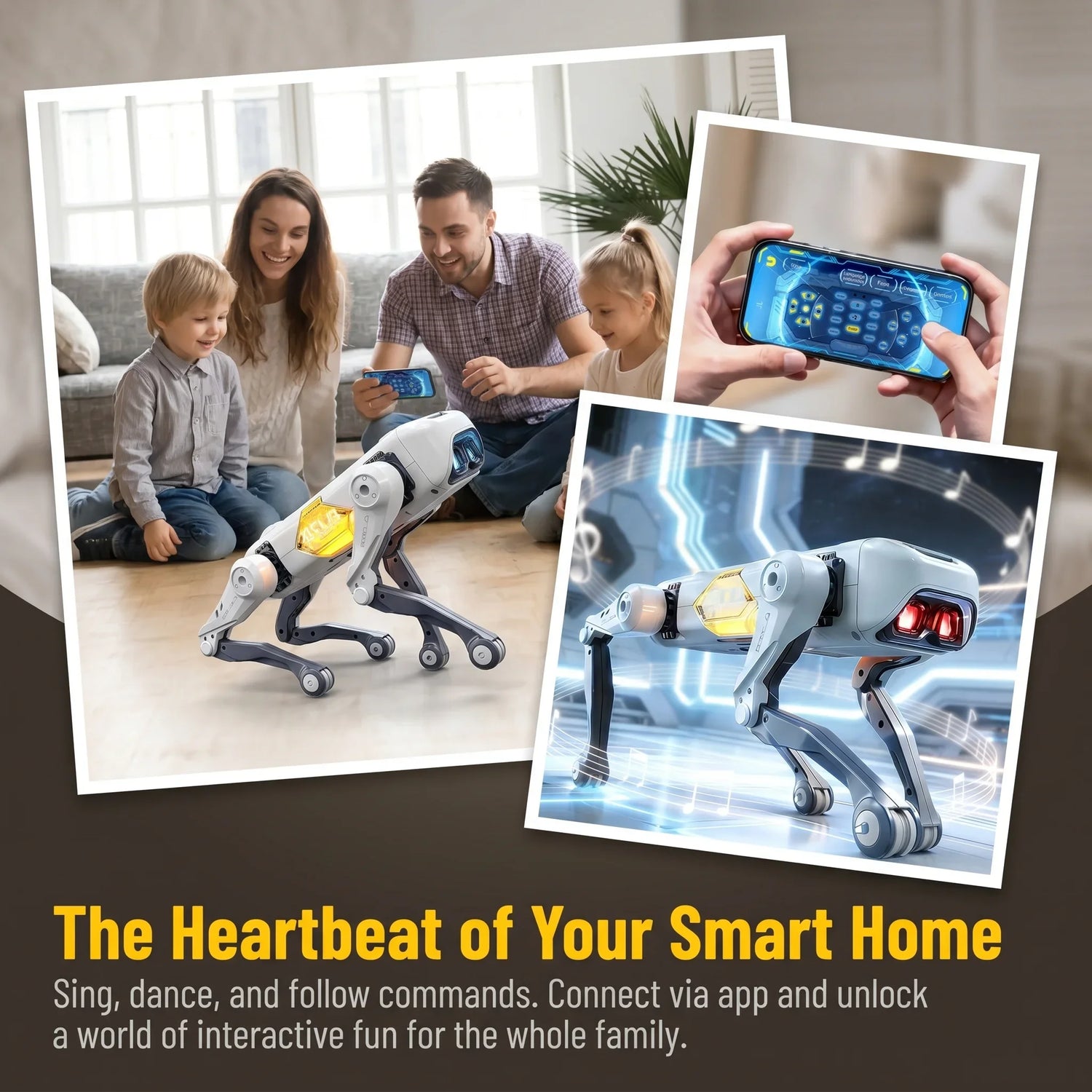 AI Smart Robot Dog — Voice &amp; App Control