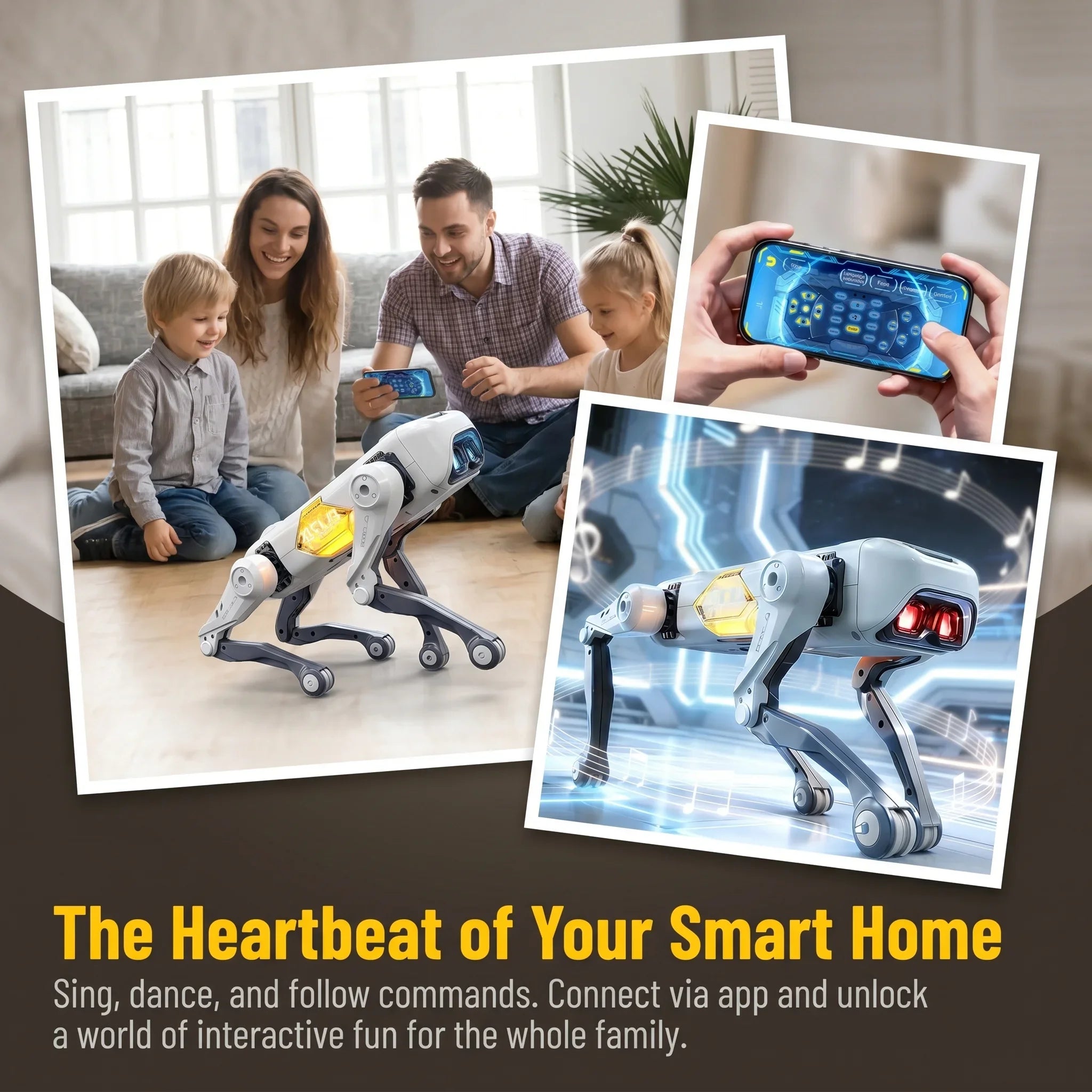 AI Smart Robot Dog — Voice &amp; App Control